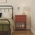 thumbnail image 2 of Franklin Accent Table with 2 Drawers, Terracotta, 2 of 9