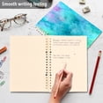 thumbnail image 5 of Wirebound Notebook Hardcover Spiral Notebooks Pastel Blue Dandelions, 60 Pages, 80 GSM, 5.7 x 8.3in, 5 of 7