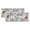 Blue, variant on 2 Panels Country Star Brown Valance for Windows, Farmhouse Vintage Plants Wooden Light Filtering Kitchen Curtains, Rod Pocket Window Treatment Curtain Valances for Living Room Bedroom, 42"x12"