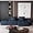 Blue, variant on BISHE Modern Oversized Modular Sectional Sofa with Ottoman, Chaise Lounge, Armrest, 4 Pillows, Sparkling Chenille Fabric, 4 PCS DIY Tufted Sofa, No Assembly Required, White