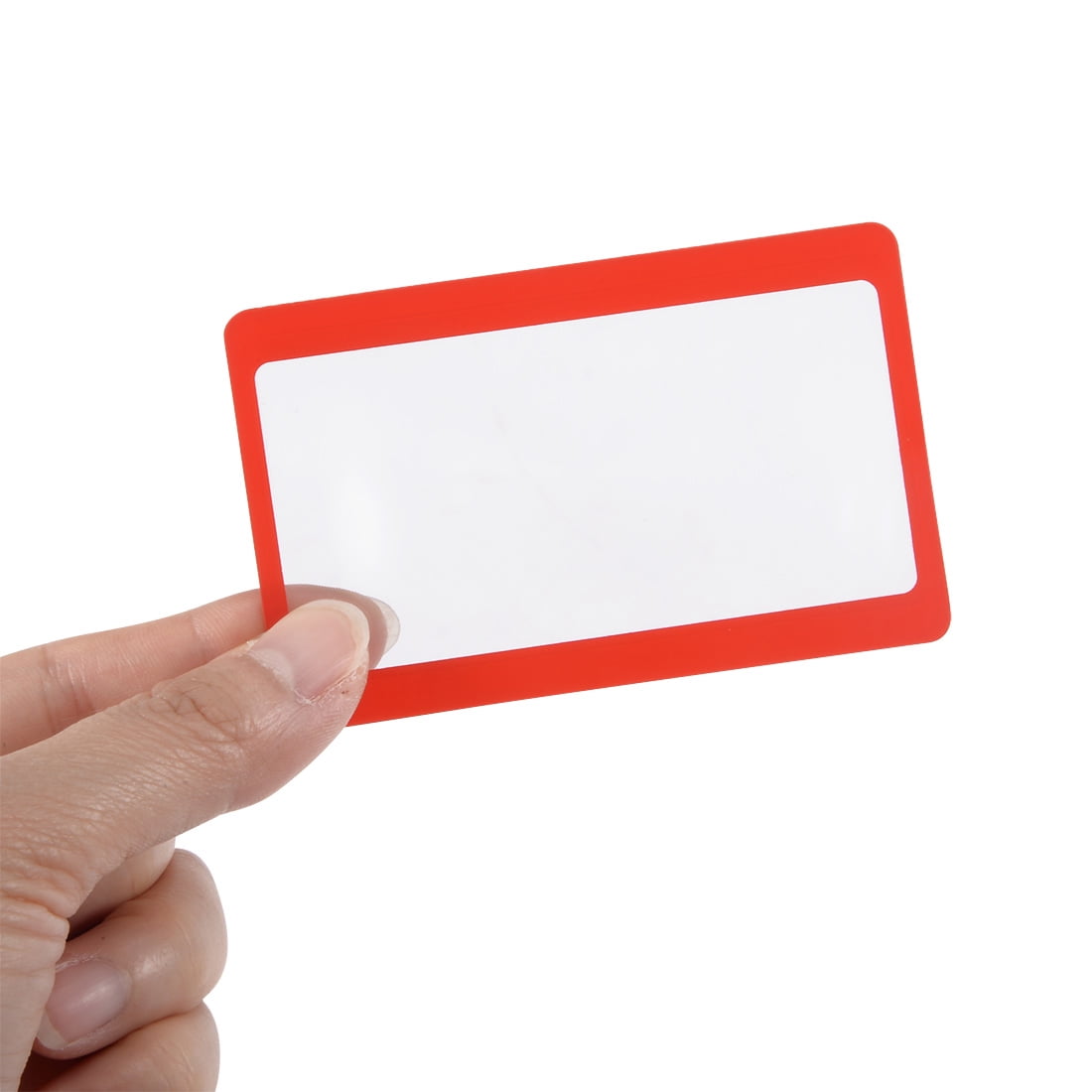 Unique Bargains Magnifying Glass Fresnel Lens 75mm x 40mm 3X Credit Card Magnifier