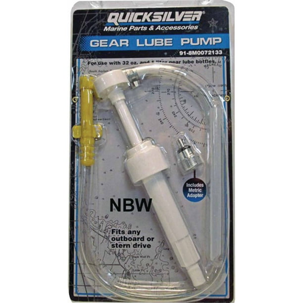 Quicksilver 8m0072133 Gear Lube Pump Outboard Or Stern Drive 3 8 16 Drain Plug Walmart Com