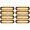 Amber, variant on 8PCS Sync Ultra Slim LED Strobe Warning Lights for Vehicle Grille Mount