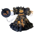 thumbnail image 2 of Sruoe Halloween Porch Goose Outfits, Witch Costumes Set 23 Inch Porch Goose Clothes, Goose Clothes Dress, Duck Sculpture Clothes for Lawn Statue Cement Statue Yard Patio Party Decoration, 2 of 7