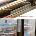 thumbnail image 5 of Taicans 16.4ft Clear Adhesive Weather Stripping for Doors & Windows - Heavy Duty Windproof Soundproof Seal Tape,Insulation Strip for Home,Bathroom,Garage - Waterproof Durable Rubber 1.4in Wide, 5 of 8