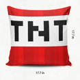 thumbnail image 2 of Juego de 1 funda de almohada decorativa Minecraft TNT, funda de almohada Minecraft, funda de almohada, cojín lumbar, 2 of 2