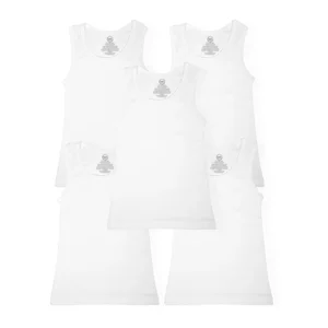 Wonder Nation Boys Cotton Tank Undershirt 5-Pack