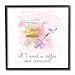 thumbnail image 3 of Stupell Industries Coffee and Mascara Fashion Modern Watercolor Pink Word Design Prints, 12 x 12, Multi-Color, 3 of 4