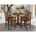 thumbnail image 2 of East West Furniture 5  Pc  counter  height  pub  set-pub  Table  and  4  Dining  Chairs., 2 of 4