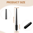 thumbnail image 4 of Novel Box Black Plastic Ring Mandrel Sizer Stick with Gold Plastic Ring Sizer Guage - Ring Sizer kit, 4 of 7