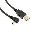 thumbnail image 3 of 3X Mini USB Tipo B 5 Macho Angulo Recto de 90 Grados A USB 2.0 Macho Cable de Datos con Nucleo de Ferrita 5 Metros, 3 of 5