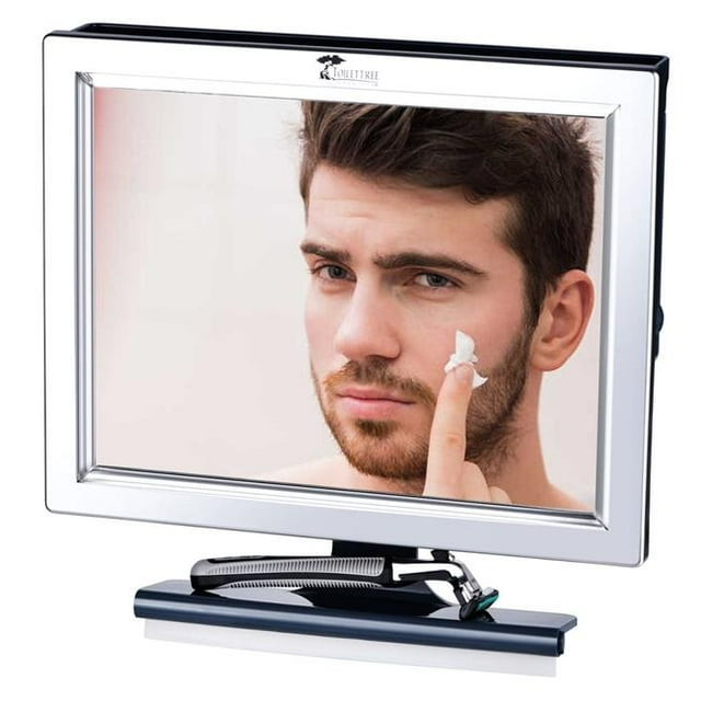 ToiletTree Products TTP-LED-01 9.5 x 7.5 x 1.5 in. Deluxe Fogless Shower Mirror