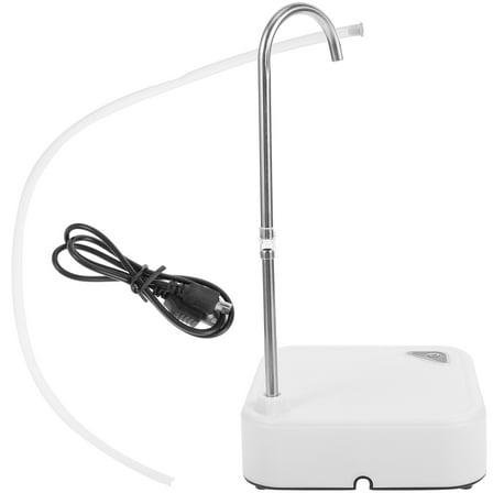 HOOWIFFY Compact Water Pump Dispenser White PP 1Pack