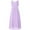 Lavender, variant on Kids Girls Chiffon V Neck Party Dress Wedding Maxi Formal Ball Gown 4-14