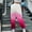 Hot Pink, variant on Womens Pants Striped Drawstring Pleated Straight Leg Long Cuff Leg Fall Summer Pants 2024 Trendy Y2K