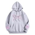 thumbnail image 5 of Nmnitkp Hoodies Y2k Oversized Graphic Hoodies Aesthetic 90s Crewneck Sweatshirt Long Sleeve Pullover Tops Gray,L, 5 of 5