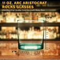 thumbnail image 5 of 11 oz. ARC Aristocrat Rocks Glasses- 10 Pack- Green, 5 of 5