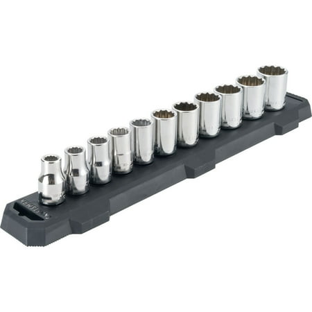 UPC: 0885911589741 | Craftsman CMMT12046M Standard SAE 1/2 in. Drive  12-Point Shallow Socket Set (11-Piece)
