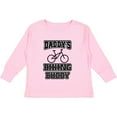 thumbnail image 3 of Inktastic Daddys Biking Buddy Boys or Girls Long Sleeve Toddler T-Shirt, 3 of 5