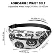 thumbnail image 3 of Fanny Pack Halloween Black Pumpkin Silhouettes Waist Pack Bag,Running Cross Bag,Waterproof Large Fanny Packs for Women Men for Travel Running Hiking Cycling, 3 of 6