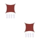 thumbnail image 3 of Scienceny Toldo para Exteriores, Tela De Poliéster Impermeable Y A Prueba De Sol, Cortina De Protección Solar Multifuncional, 2 * 2 M, Rojo 2*2m rojo óxido 2Conjunto, 3 of 6