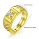 thumbnail image 3 of Anillo ajustable de moissanita para mujer Alianza apilable Joyería elegante y delicada Accesorios de moda finos, 3 of 8