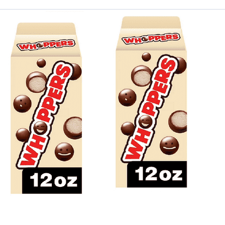 Whoppers Malted Milk Balls Candy, 2 Pack, 12 oz