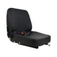 thumbnail image 4 of KLKCMS Universal Forklift Seat Cushion for Engineering Vehicle Loader Scrubber Manual Adjust Belt, 4 of 9