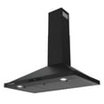 thumbnail image 3 of Cosmo 36 in. Vista Collection Ducted Wall Mount Range Hood, Touch Controls, LED Lights, Matte Black, 3 of 15