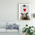 thumbnail image 3 of Trademark Fine Art 'I Heart Ewe' Canvas Art by Fab Funky, 3 of 3