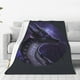 thumbnail image 1 of Manta de franela suave y cálida con diseño de alas de fuego para dormitorio, sala de estar y dormitorio durante toda la temporada., 1 of 5