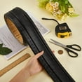 thumbnail image 3 of Self-Adhesive PE Contact Paper Wall Stickers for Shelf Liner Dresser Drawer Locker Black Coffee 2300x80x4mm, 3 of 8