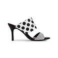 thumbnail image 3 of BLISSFUL STEP Women's Printed Stiletto Heels Slides Sandals, 3 of 8