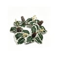 thumbnail image 2 of YiFudd Christmas Candlestick Wreath, Decorative Greenery with Golden Berries and Pine Cones, 1 Pack, 2 of 6