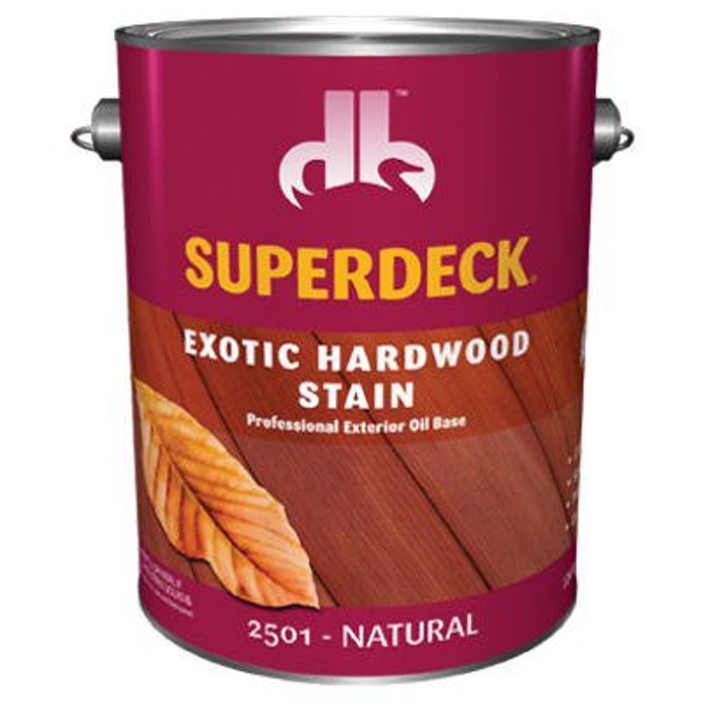 Superdeck 25014 Exotic Hardwood Stain, Natural One Gallon Walmart
