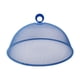 thumbnail image 1 of Pantalla de malla metálica para alimentos, cubierta para picnic, paraguas reutilizable, mantiene alejadas las moscas. Azul, 1 of 9