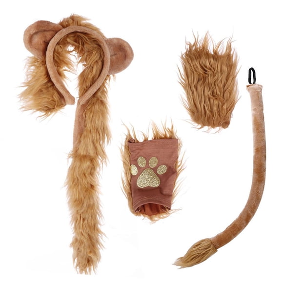 Accesorios para cabeza de disfraz de peluche incluidos Sombrero, guantes, accesorios de disfraces de para fiestas temáticas Hugo Disfraz de Halloween