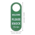 thumbnail image 2 of unbranded Señal De Privacidad En Cuero PU Verde Para Puerta Con Mensaje Profesional En Inglés, 2 of 8