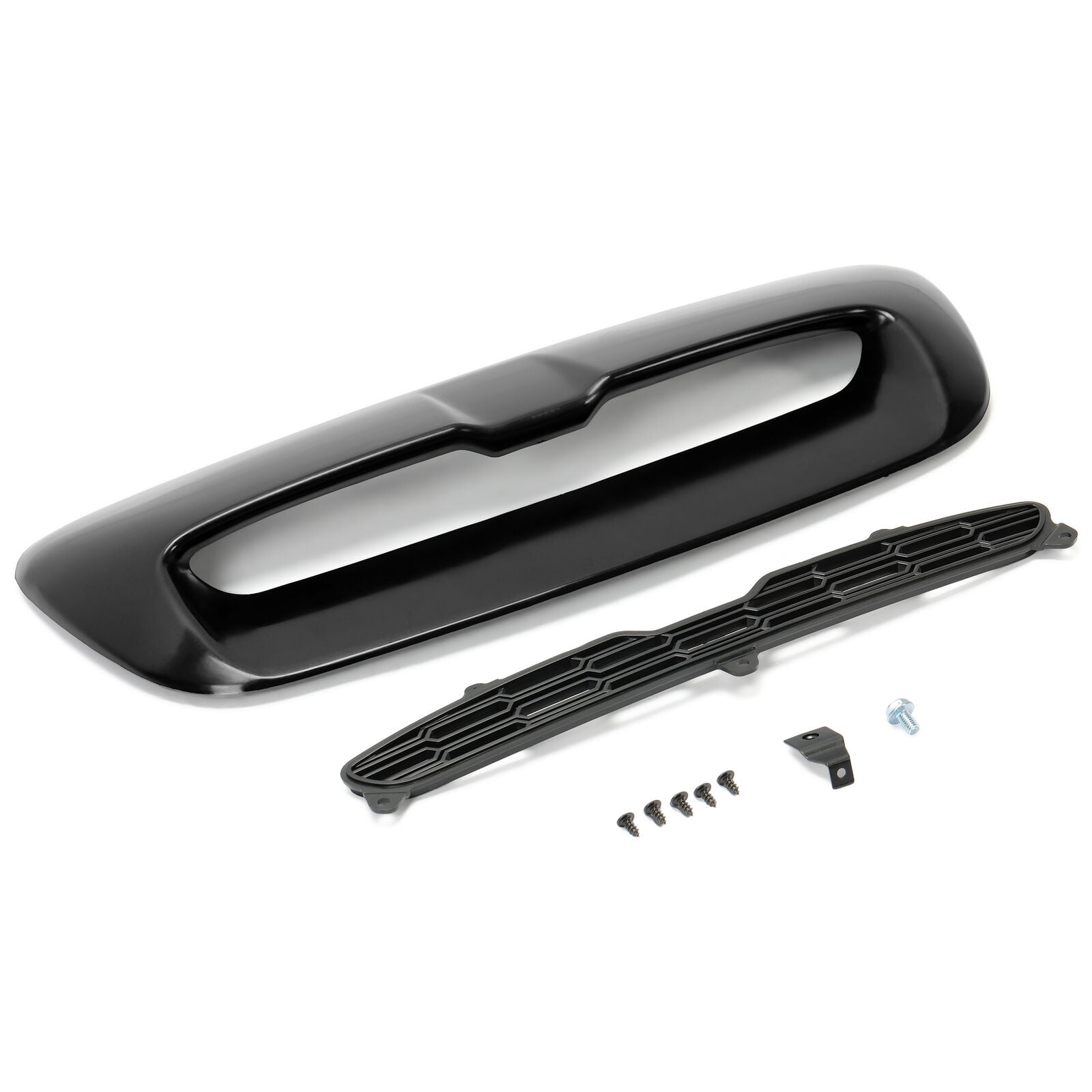 Kojem Hood Scoop Compatible with 2007 - 2014 Mini Cooper S R55 R56 R57 R58 R59 Unpainted-Black Air Intake Vent