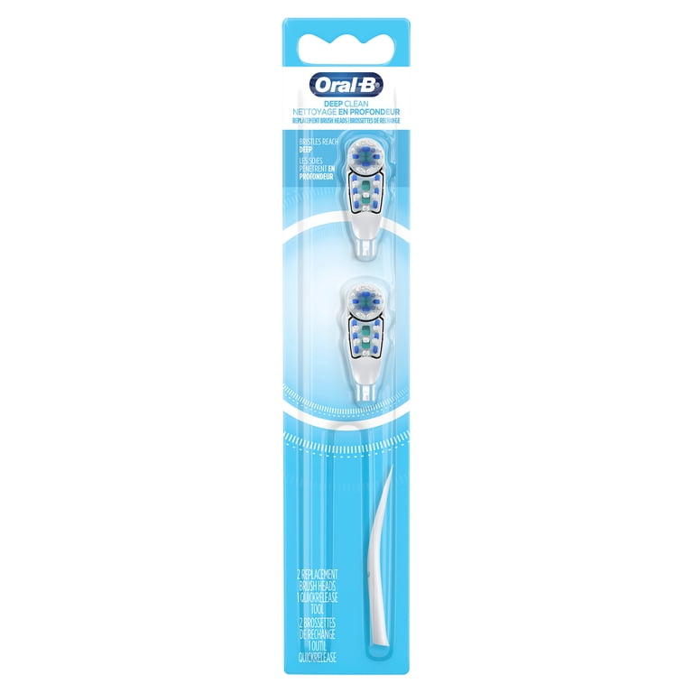 6 pack) Oral-B Toothbrush Heads, Deep Clean Battery Powered