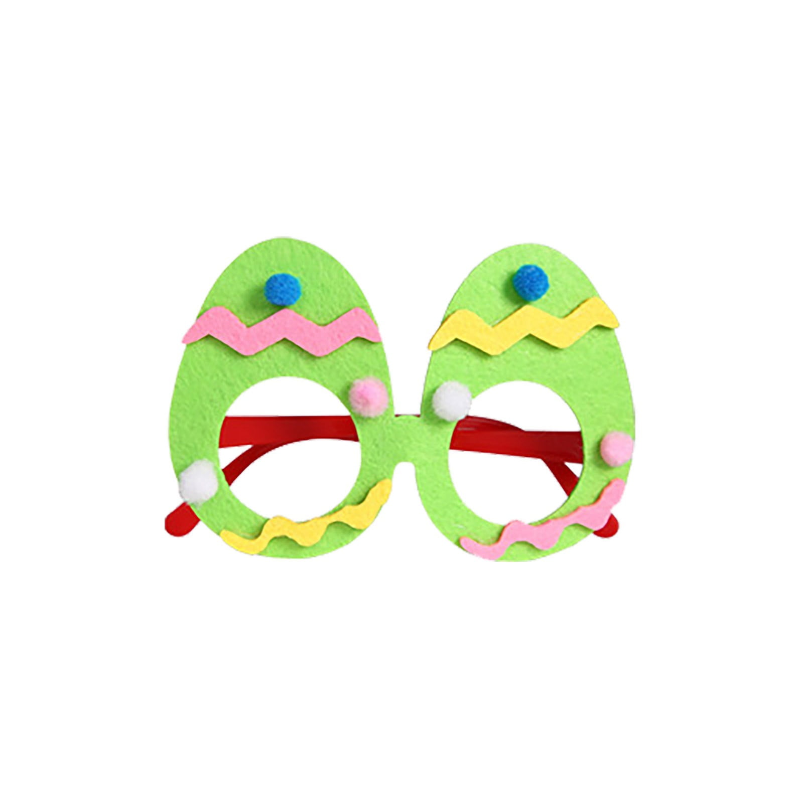 Zlekejiko Easter Party Novelty Design No Glasses Kids Party Dress Up