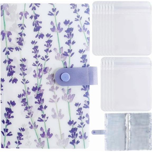 Jewelry Organizer Book Jewry Book Travel Jewelry Storage Case 120 Slot with Clear PVC Jewry Touche Earring Rings Necklace Organizer