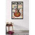 thumbnail image 2 of Music Inspires Me Wall Poster, 22.375" x 34", Framed, 2 of 2