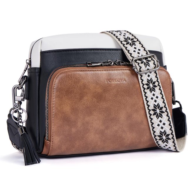 Bandolera POIUGOYA Trendy Soft Leather para mujer