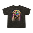 thumbnail image 2 of Golden Retriver Art - Unisex Mineral Wash T-Shirt - By A.Melo Originals, 2 of 4