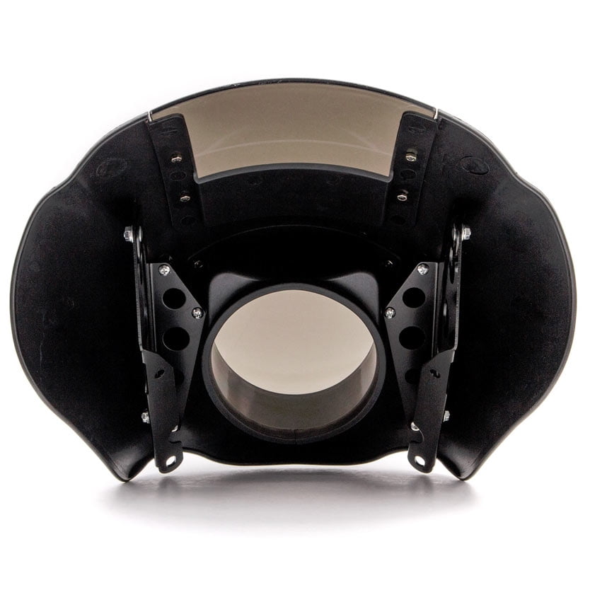 Krator NEW Black & Smoke Quarter Fairing Windshield Kit for Harley