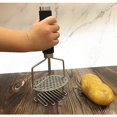 thumbnail image 2 of Mashed Creative Stainless Steel Potato Press Kitchen Gadgets Press Plate Diameter 10.5cm, 2 of 8