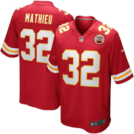 Men's Nike Tyrann Mathieu Red Kansas City Chiefs Game Player Jersey