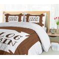 thumbnail image 5 of Ambesonne Log Cabin Duvet Cover Set, Wooden Square Frame Art, 2-Calking, White Pale Redwood, 5 of 7