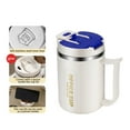 thumbnail image 5 of 304 Stainless Steel Double-Layer Insulated Mug - Heat-Resistant Anti-Scald Portable Cup with Handle, BPA-Free Home Office Daily Water Cup, No Straw Design for Safe Convenient Use, 3.35*5.12in, Blue, 5 of 7